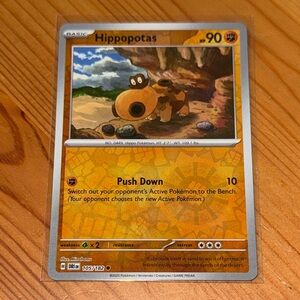 Pokémon Card - Hippopotas (HOLO)